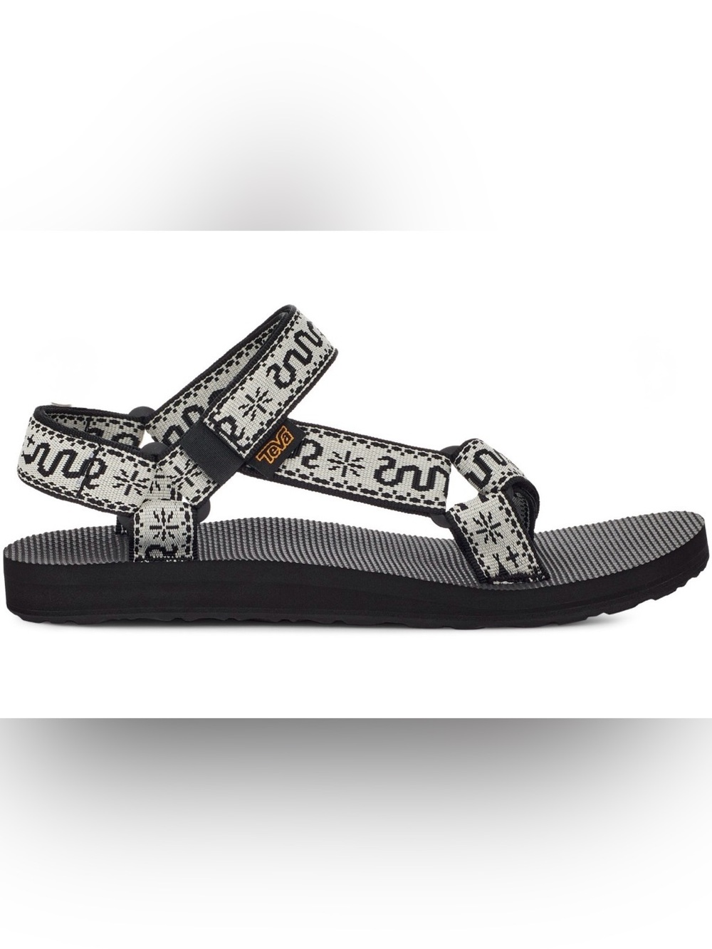 Teva Original Universal Women's Sandals, Bandana White/ Black